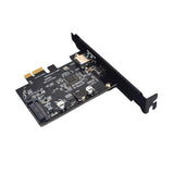 Maxbell Pci-e to USB 3.1 Gen2 10 Gbps Type C Expansion Card for Computer PC 1X