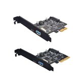 Maxbell Pci-e to USB 3.1 Gen2 10 Gbps Type C Expansion Card for Computer PC 1X