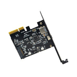 Maxbell Pci-e to USB 3.1 Gen2 10 Gbps Type C Expansion Card for Computer PC 4X