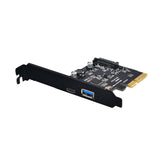 Maxbell Pci-e to USB 3.1 Gen2 10 Gbps Type C Expansion Card for Computer PC 4X