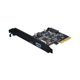Maxbell Pci-e to USB 3.1 Gen2 10 Gbps Type C Expansion Card for Computer PC 4X
