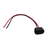 Maxbell Type C Connector Jack Female USB Female Chassis C Connector Replaces Durable Black