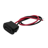 Maxbell Type C Connector Jack Female USB Female Chassis C Connector Replaces Durable Black