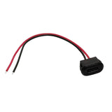 Maxbell Type C Connector Jack Female USB Female Chassis C Connector Replaces Durable Black