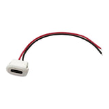 Maxbell Type C Connector Jack Female USB Female Chassis C Connector Replaces Durable White