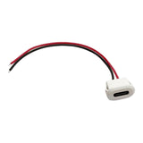 Maxbell Type C Connector Jack Female USB Female Chassis C Connector Replaces Durable White