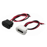 Maxbell Type C Connector Jack Female USB Female Chassis C Connector Replaces Durable White