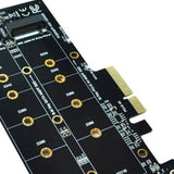Maxbell PCI E 4x to M.2 Adapter Card Durable PCI E 1x PCI E 4x PCIe M.2 Adapter Card
