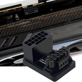 Maxbell 180 Degree Adapter 12vhpwr Electronics Accessories for Desktop Graphics Card Style B