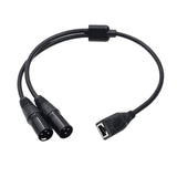 Maxbell XLR 3Pin Male to RJ45 Adapter Extension Cable 0.5M Long Flexible Replacement