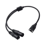 Maxbell XLR 3Pin Male to RJ45 Adapter Extension Cable 0.5M Long Flexible Replacement