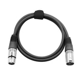 Maxbell XLR Male to Female Audio Cable 3Pin Balanced Microphone Cord Durable Premium