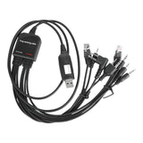 Maxbell 8 in 1 Programming Cable Replacement Handheld Radios for GP88S GP2000 GP3688