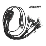 Maxbell 8 in 1 Programming Cable Replacement Handheld Radios for GP88S GP2000 GP3688