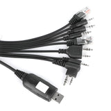 Maxbell 8 in 1 Programming Cable Replacement Handheld Radios for GP88S GP2000 GP3688