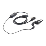 Maxbell Dual PTT Switch Earpiece Earphone with Mic Portable for UV-82 UV-82HP GT-5TP