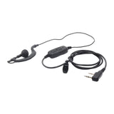 Maxbell Dual PTT Switch Earpiece Earphone with Mic Portable for UV-82 UV-82HP GT-5TP