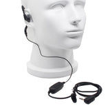 Maxbell Dual PTT Switch Earpiece Earphone with Mic Portable for UV-82 UV-82HP GT-5TP