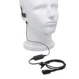 Maxbell Dual PTT Switch Earpiece Earphone with Mic Portable for UV-82 UV-82HP GT-5TP