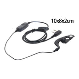Maxbell Dual PTT Switch Earpiece Earphone with Mic Portable for UV-82 UV-82HP GT-5TP