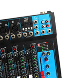 Maxbell 7 Channel Audio Mixer Sound Mixing Board Console System for Studio Recording