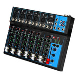 Maxbell 7 Channel Audio Mixer Sound Mixing Board Console System for Studio Recording