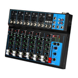 Maxbell 7 Channel Audio Mixer Sound Mixing Board Console System for Studio Recording