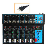 Maxbell 7 Channel Audio Mixer Sound Mixing Board Console System for Studio Recording