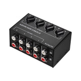 Maxbell Mini Audio Mixer Portable Passive Mixer for Live and Studio CD Player Tablet