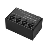 Maxbell Mini Audio Mixer Portable Passive Mixer for Live and Studio CD Player Tablet