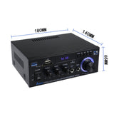 Maxbell AK45 Audio Power Amplifier with Microphone 2.0 Channel HiFi Stereo Amplifier