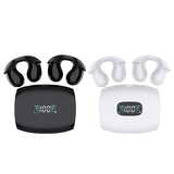 Maxbell Ear Clip Headphones Touch Control Mini Clip on Earphones for Workout Outdoor Black