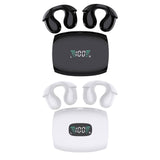 Maxbell Ear Clip Headphones Touch Control Mini Clip on Earphones for Workout Outdoor Black