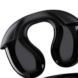 Maxbell Ear Clip Headphones Touch Control Mini Clip on Earphones for Workout Outdoor Black