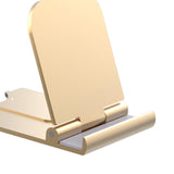 Maxbell Cell Phone Stand Adjustable Metal Desktop Cell Phone Holder Desk Accessories Aureate