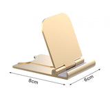 Maxbell Cell Phone Stand Adjustable Metal Desktop Cell Phone Holder Desk Accessories Aureate
