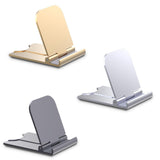 Maxbell Cell Phone Stand Adjustable Metal Desktop Cell Phone Holder Desk Accessories Aureate