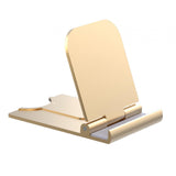 Maxbell Cell Phone Stand Adjustable Metal Desktop Cell Phone Holder Desk Accessories Aureate