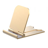 Maxbell Cell Phone Stand Adjustable Metal Desktop Cell Phone Holder Desk Accessories Aureate