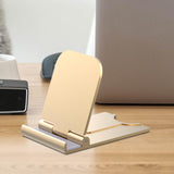 Maxbell Cell Phone Stand Adjustable Metal Desktop Cell Phone Holder Desk Accessories Aureate