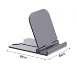 Maxbell Cell Phone Stand Adjustable Metal Desktop Cell Phone Holder Desk Accessories Black
