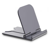 Maxbell Cell Phone Stand Adjustable Metal Desktop Cell Phone Holder Desk Accessories Black