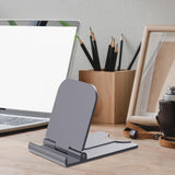 Maxbell Cell Phone Stand Adjustable Metal Desktop Cell Phone Holder Desk Accessories Black