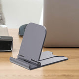 Maxbell Cell Phone Stand Adjustable Metal Desktop Cell Phone Holder Desk Accessories Black