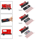 Maxbell Decoder Board 2x 80W Call Recording TF Radio Remote Control MP3 WAV Flac Ape Style A