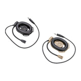 Maxbell Radio Headset Portable Noise Canceling Headset for Accessories Replace Parts black