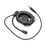 Maxbell Radio Headset Portable Noise Canceling Headset for Accessories Replace Parts black