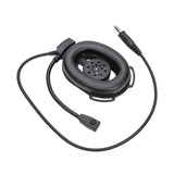 Maxbell Radio Headset Portable Noise Canceling Headset for Accessories Replace Parts black