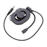 Maxbell Radio Headset Portable Noise Canceling Headset for Accessories Replace Parts black