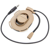 Maxbell Radio Headset Portable Noise Canceling Headset for Accessories Replace Parts olive